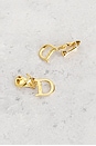 view 5 of 5 Dior CD Clip-On Earrings in Gold