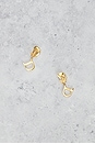 view 3 of 5 Dior CD Clip-On Earrings in Gold