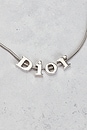 view 3 of 6 Dior Snake Logo Necklace in Silver