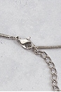 view 5 of 6 Dior Snake Logo Necklace in Silver