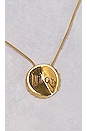 view 3 of 7 Dior Bottle Cap Pendant Necklace in Gold