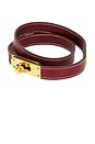 view 1 of 8 Hermes Kelly Choker Necklace in Burgundy