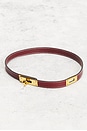view 3 of 8 Hermes Kelly Choker Necklace in Burgundy