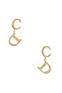 view 1 of 4 BRINCOS DIOR in Gold