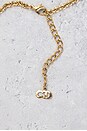 view 5 of 6 Dior Logo Necklace in Gold