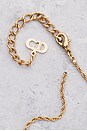 view 5 of 6 Dior Rhinestone Heart Necklace in Gold