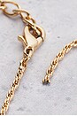 view 6 of 6 Dior Rhinestone Heart Necklace in Gold