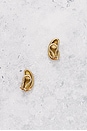 view 3 of 7 Tiffany & Co. Elsa Peretti 18k Bean Earrings in Gold