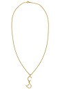 view 1 of 5 Dior Rhinestone CD Necklace in Gold