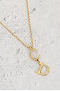 view 3 of 5 Dior Rhinestone CD Necklace in Gold