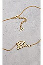 view 5 of 5 Dior Cursive Logo Necklace in Gold