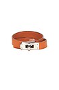view 1 of 7 Hermes Kelly Double Tour Bracelet in Orange