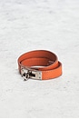 view 2 of 7 Hermes Kelly Double Tour Bracelet in Orange