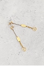 view 4 of 5 Louis Vuitton Logomania Earrings in Gold