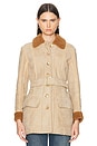 view 2 of 5 MANTEAU HERMES in Tan