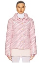 view 1 of 5 Dior Logo Puffer Jacket in Pink