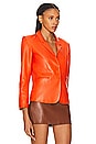 view 2 of 4 Hermes Leather Blazer in Red