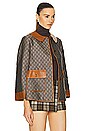 view 2 of 5 Gucci Monogram Blouson Jacket in Brown