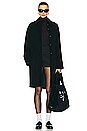 view 1 of 4 Prada Wool Coat in Black
