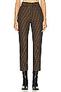 view 1 of 4 PANTALON FENDI in Brown