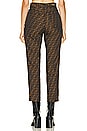 view 3 of 4 Fendi Zucca Pant in Brown