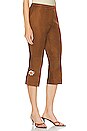view 2 of 5 Louis Vuitton Silk Pant in Brown