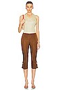 view 4 of 5 Louis Vuitton Silk Pant in Brown
