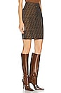 view 2 of 5 JUPE FENDI in Brown