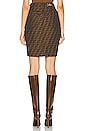view 3 of 5 JUPE FENDI in Brown