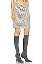 view 2 of 5 Fendi Zucca Skirt in Grey