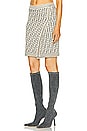 view 3 of 5 Fendi Zucca Skirt in Grey