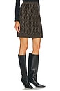 view 2 of 6 Fendi Zucca Skirt in Brown