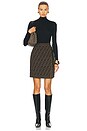 view 5 of 6 Fendi Zucca Skirt in Brown