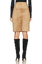 view 3 of 4 Gucci Suede Skirt in Brown