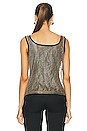 view 3 of 4 Fendi Zucca Tank Top in Brown