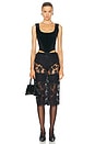 view 4 of 4 Vivienne Westwood Vintage 1990s Velvet Bustier Top in Black