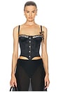 view 1 of 6 Roberto Cavalli Corset Top in Black