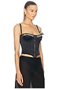 view 2 of 6 Roberto Cavalli Corset Top in Black