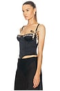 view 3 of 6 Roberto Cavalli Corset Top in Black