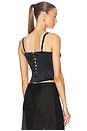 view 4 of 6 Roberto Cavalli Corset Top in Black