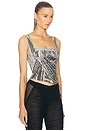 view 2 of 4 Roberto Cavalli Corset Top in Grey