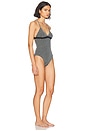 view 2 of 4 Dior Oblique One Piece Swimsuit in Navy