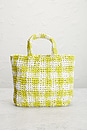 view 4 of 8 Prada Raffia Tote Bag in Yellow