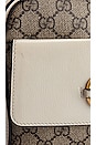 view 10 of 10 Gucci GG Horsebit 1955 Shoulder Bag in White