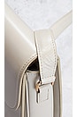 view 10 of 10 Celine Calfskin Triomphe Shoulder Bag in White