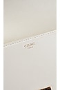 view 6 of 10 Celine Calfskin Triomphe Shoulder Bag in White
