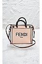 view 2 of 9 Fendi Roma Canvas 2 Way Shopping Tote in Multi