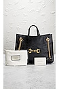 view 10 of 10 Gucci Horsebit 1955 Chain Tote Bag in Black