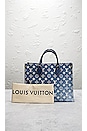 view 9 of 9 Louis Vuitton Onthego MM Tote Bag in Blue