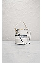 view 4 of 10 Dior Calfskin 2 Way Bucket Bag in White